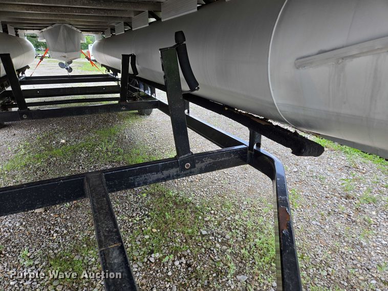 image for item ED2088 2003 Tracker Party Barge 27 I/O boat