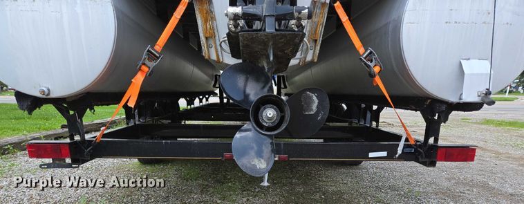 image for item ED2088 2003 Tracker Party Barge 27 I/O boat