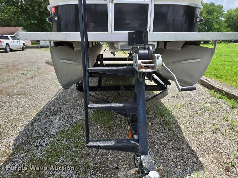 image for item ED2088 2003 Tracker Party Barge 27 I/O boat