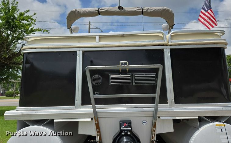 image for item ED2088 2003 Tracker Party Barge 27 I/O boat