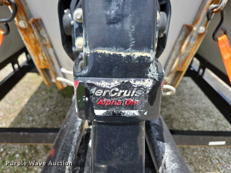 image for item ED2088 2003 Tracker Party Barge 27 I/O boat