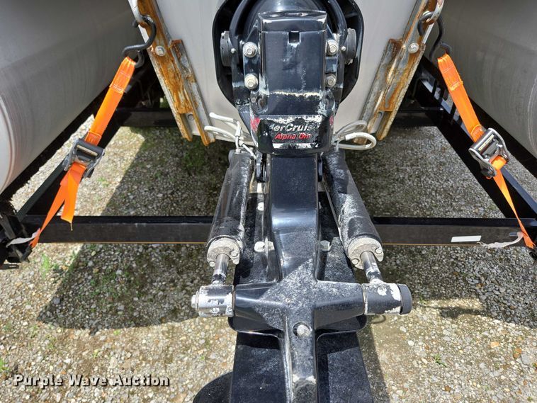 image for item ED2088 2003 Tracker Party Barge 27 I/O boat