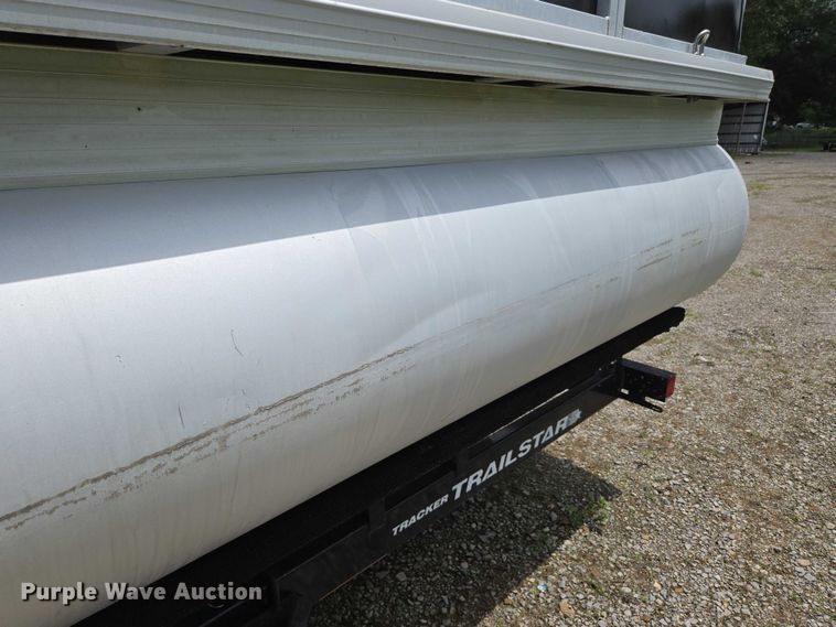 image for item ED2088 2003 Tracker Party Barge 27 I/O boat