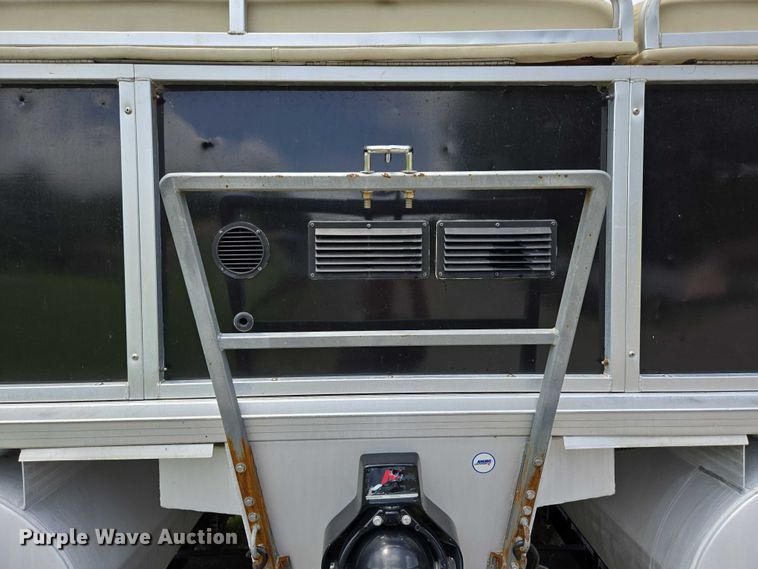 image for item ED2088 2003 Tracker Party Barge 27 I/O boat