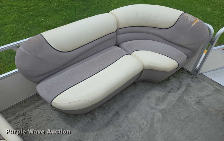 image for item ED2088 2003 Tracker Party Barge 27 I/O boat