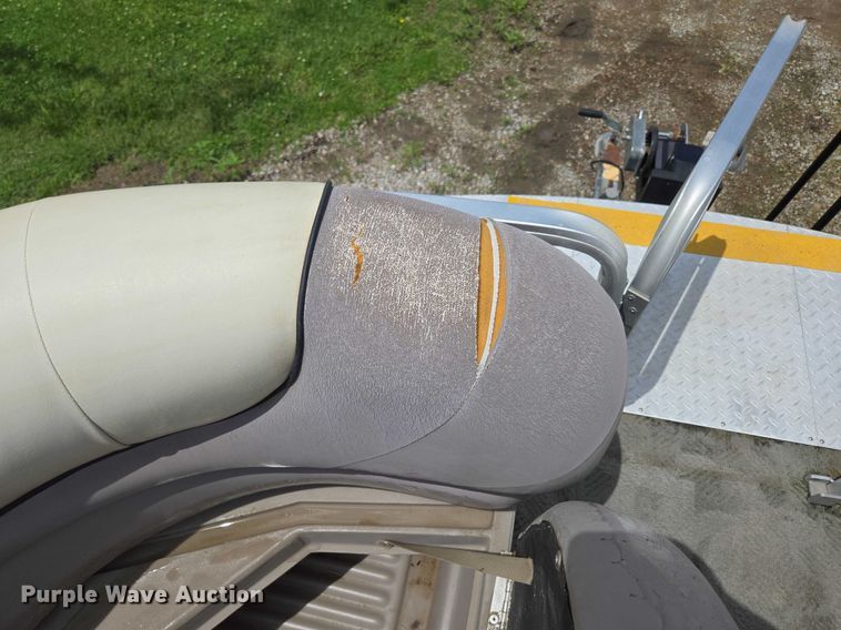 image for item ED2088 2003 Tracker Party Barge 27 I/O boat