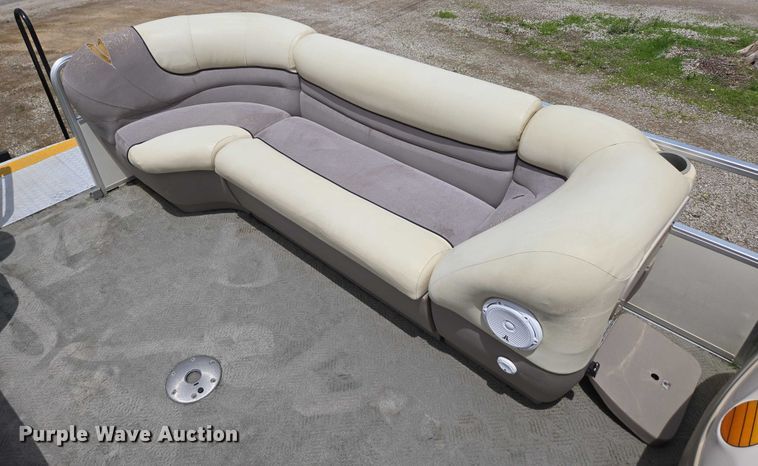 image for item ED2088 2003 Tracker Party Barge 27 I/O boat