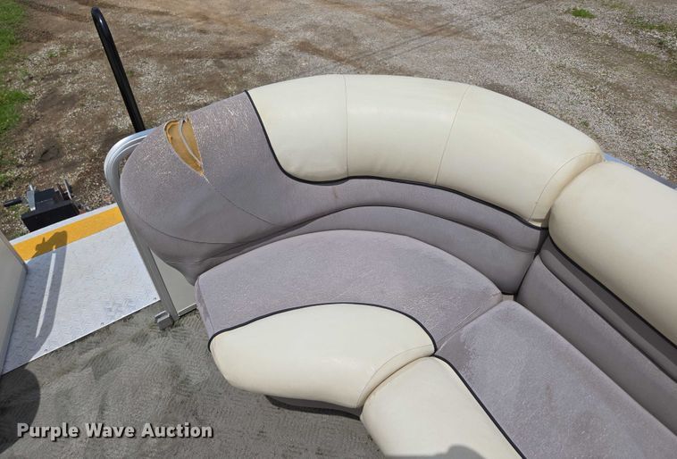 image for item ED2088 2003 Tracker Party Barge 27 I/O boat