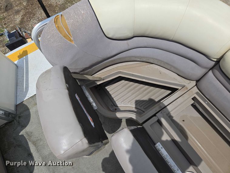 image for item ED2088 2003 Tracker Party Barge 27 I/O boat