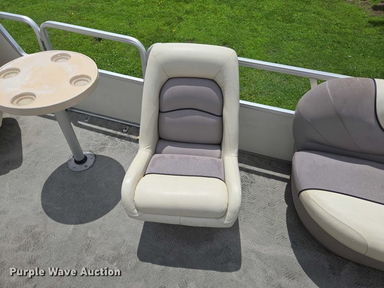 image for item ED2088 2003 Tracker Party Barge 27 I/O boat