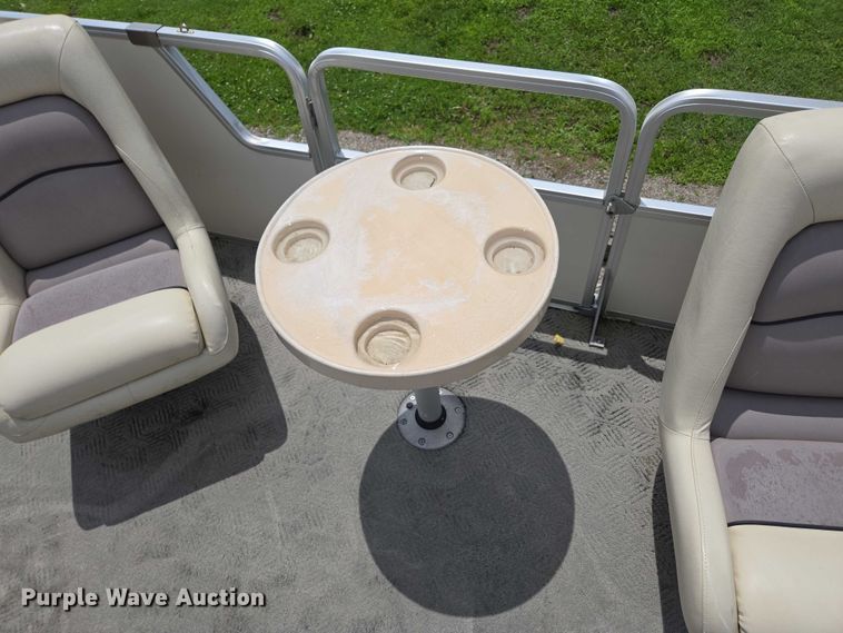 image for item ED2088 2003 Tracker Party Barge 27 I/O boat