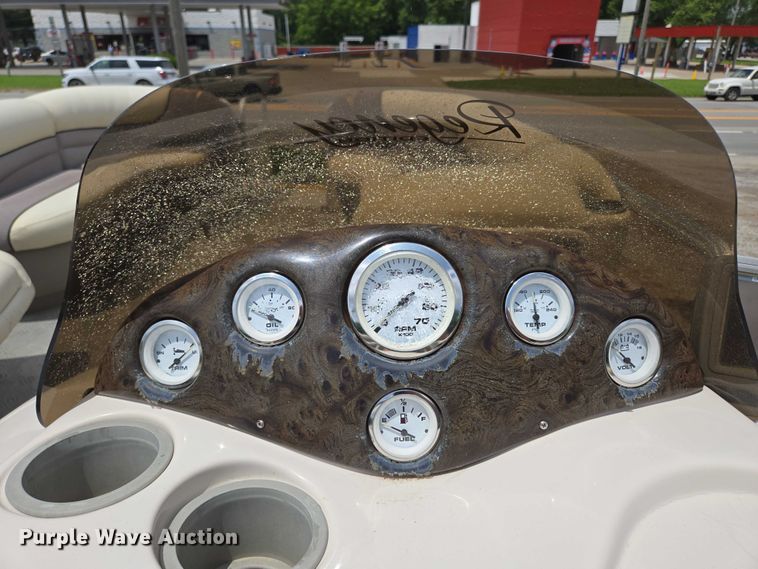 image for item ED2088 2003 Tracker Party Barge 27 I/O boat