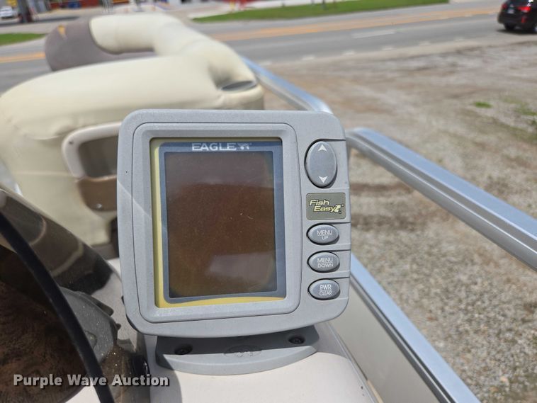 image for item ED2088 2003 Tracker Party Barge 27 I/O boat