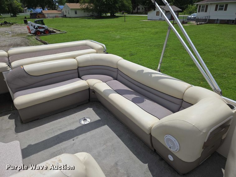 image for item ED2088 2003 Tracker Party Barge 27 I/O boat