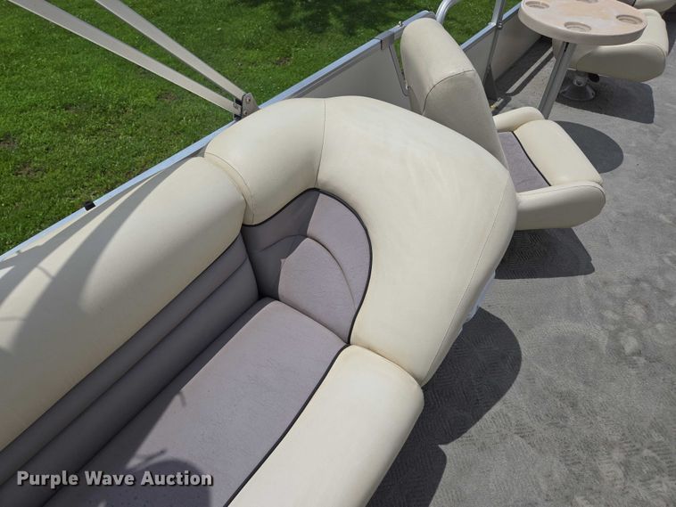 image for item ED2088 2003 Tracker Party Barge 27 I/O boat