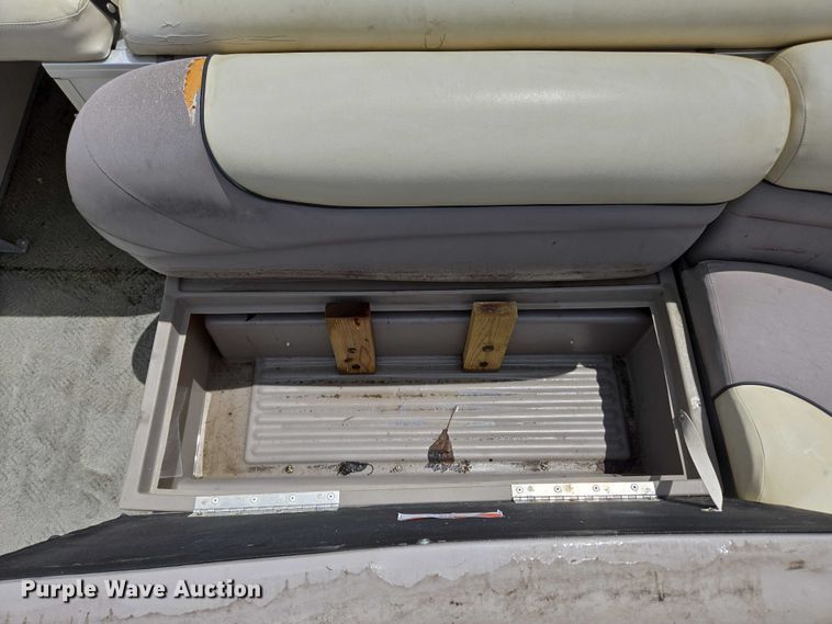 image for item ED2088 2003 Tracker Party Barge 27 I/O boat