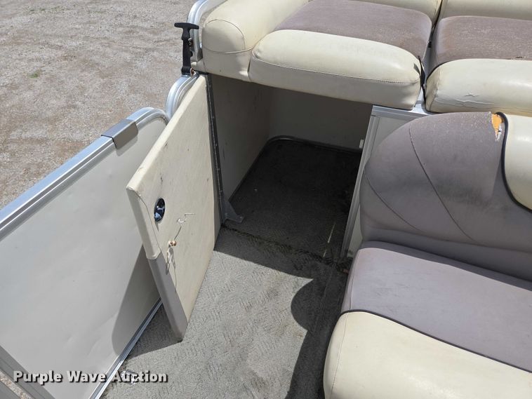 image for item ED2088 2003 Tracker Party Barge 27 I/O boat