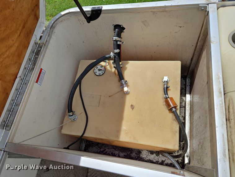 image for item ED2088 2003 Tracker Party Barge 27 I/O boat