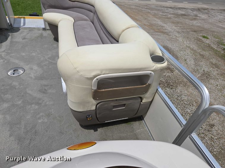 image for item ED2088 2003 Tracker Party Barge 27 I/O boat