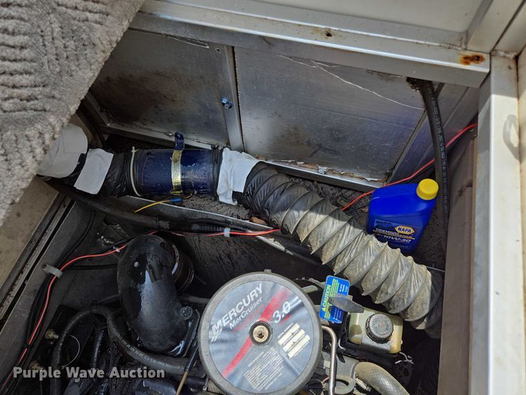 image for item ED2088 2003 Tracker Party Barge 27 I/O boat