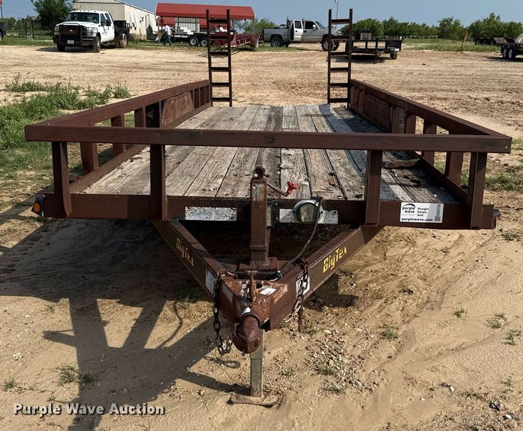 image for item ED5733 2008 Big Tex 12PI utility trailer
