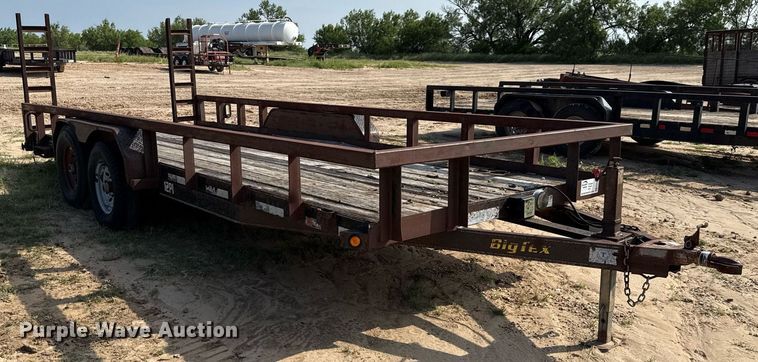 image for item ED5733 2008 Big Tex 12PI utility trailer