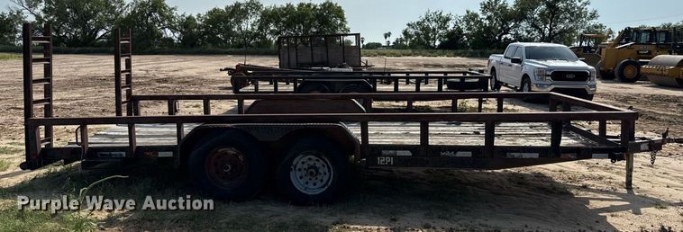 image for item ED5733 2008 Big Tex 12PI utility trailer