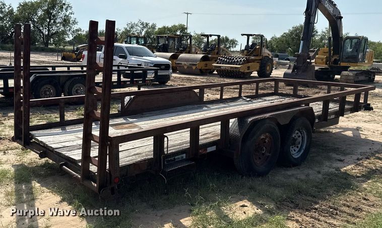 image for item ED5733 2008 Big Tex 12PI utility trailer