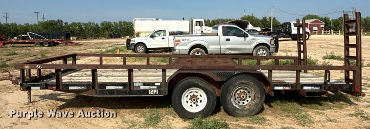 image for item ED5733 2008 Big Tex 12PI utility trailer