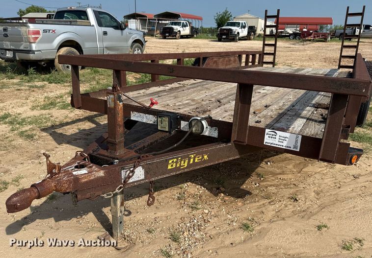 image for item ED5733 2008 Big Tex 12PI utility trailer