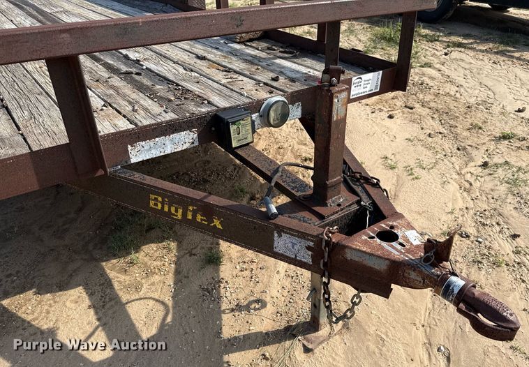 image for item ED5733 2008 Big Tex 12PI utility trailer
