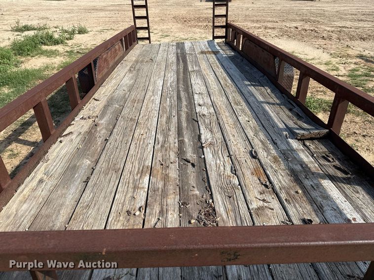 image for item ED5733 2008 Big Tex 12PI utility trailer