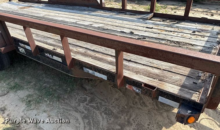 image for item ED5733 2008 Big Tex 12PI utility trailer