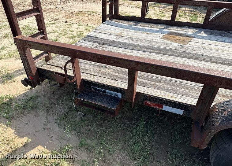 image for item ED5733 2008 Big Tex 12PI utility trailer