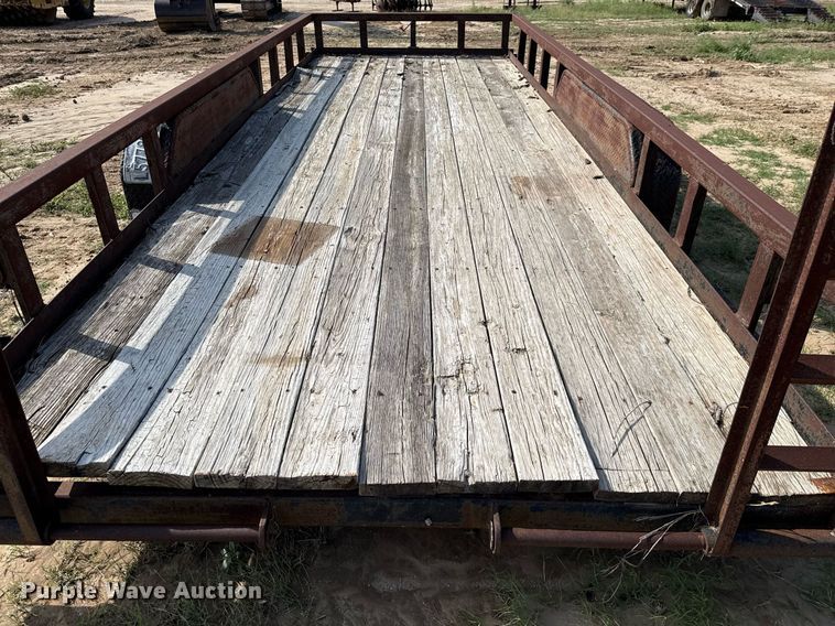 image for item ED5733 2008 Big Tex 12PI utility trailer