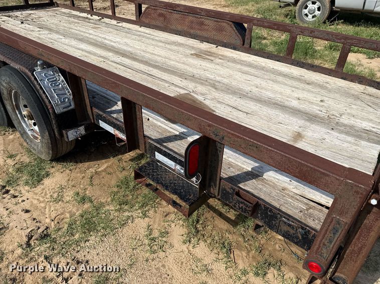 image for item ED5733 2008 Big Tex 12PI utility trailer