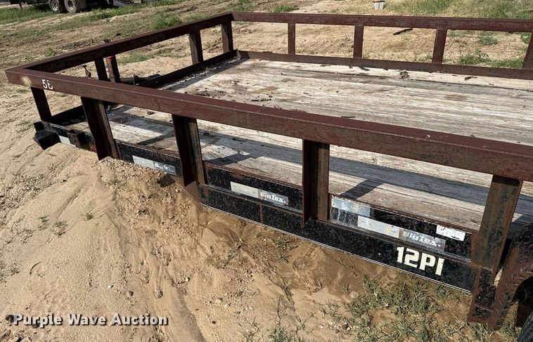 image for item ED5733 2008 Big Tex 12PI utility trailer