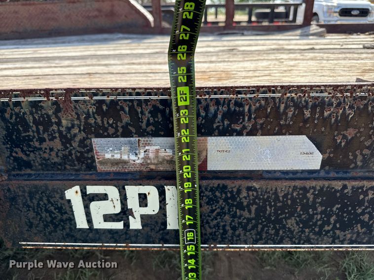 image for item ED5733 2008 Big Tex 12PI utility trailer