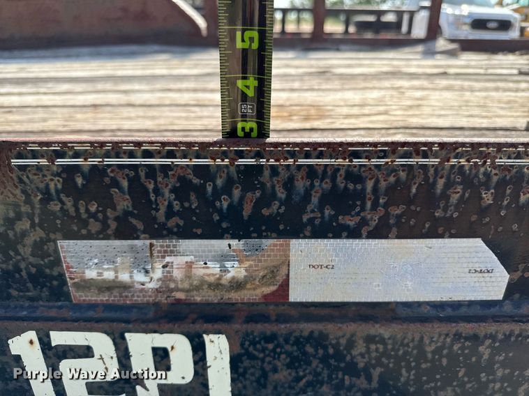 image for item ED5733 2008 Big Tex 12PI utility trailer