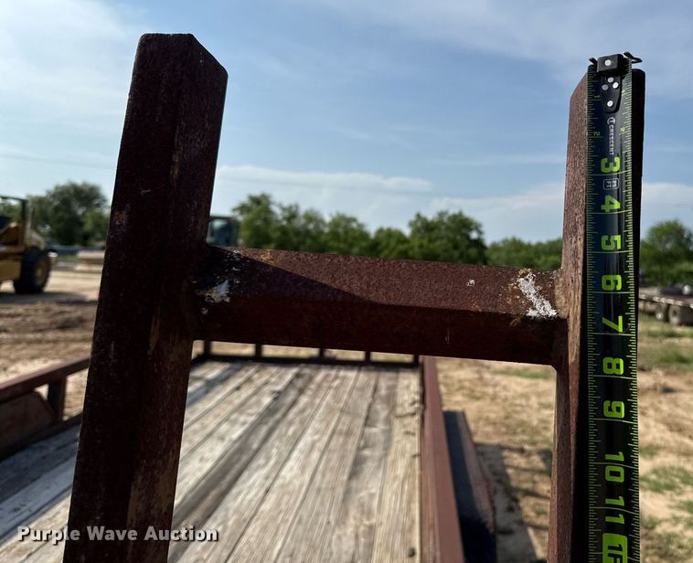 image for item ED5733 2008 Big Tex 12PI utility trailer