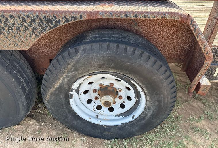 image for item ED5733 2008 Big Tex 12PI utility trailer