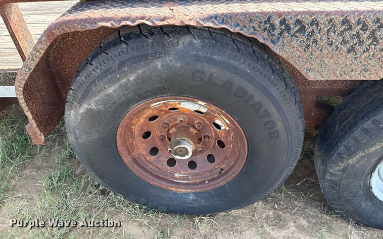 image for item ED5733 2008 Big Tex 12PI utility trailer