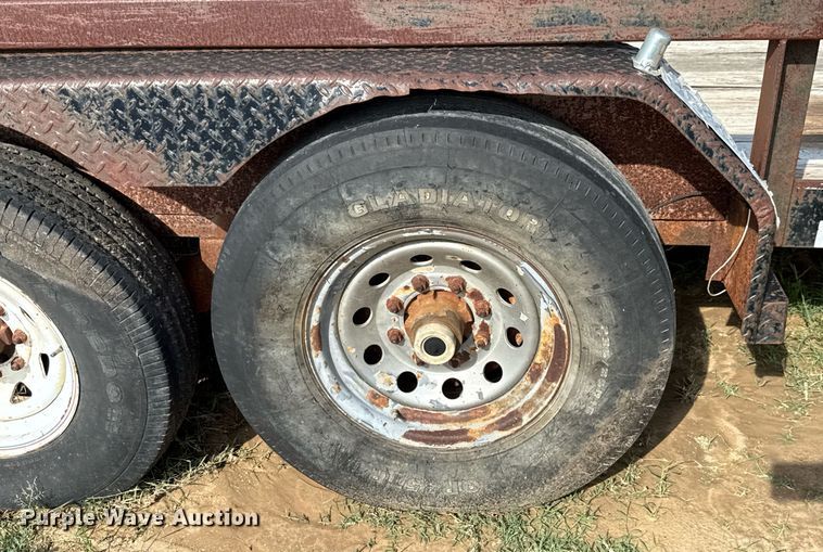 image for item ED5733 2008 Big Tex 12PI utility trailer