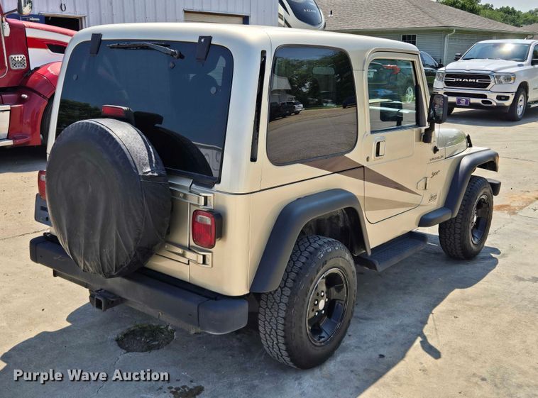 image for item EF1498 2002 Jeep Wrangler Sport SUV