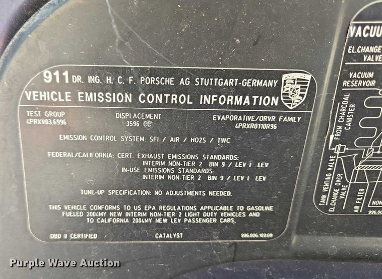 image for item EF1509 2004 Porsche 911 Carrera  convertible