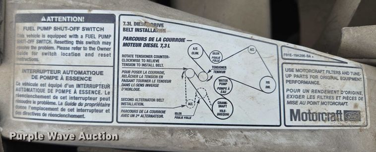 image for item EF1515 2000 Ford F550 Super Duty flatbed truck