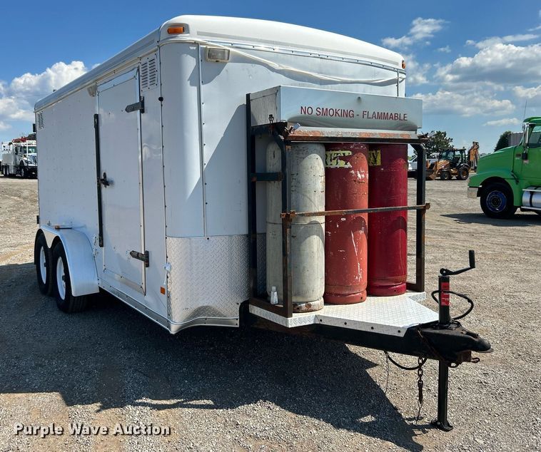 image for item EG1026 2007 Middlebury Trailers MST7X14TA2 enclosed cargo trailer