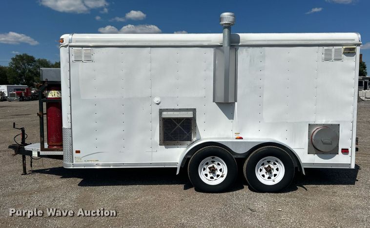 image for item EG1026 2007 Middlebury Trailers MST7X14TA2 enclosed cargo trailer