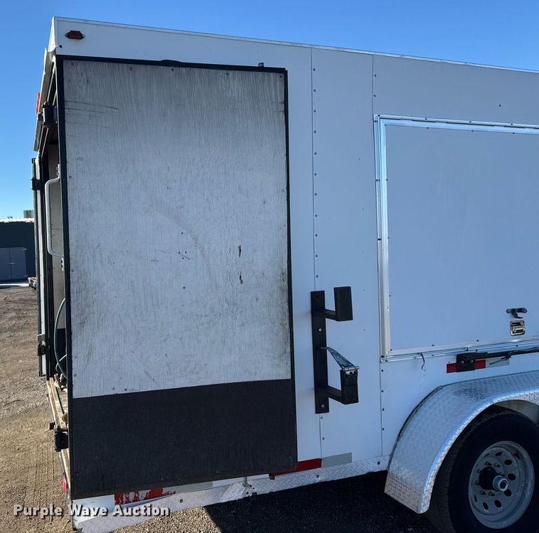 image for item EG2473 2015 C&W 7-42-VT-7K-2 pressure washer trailer