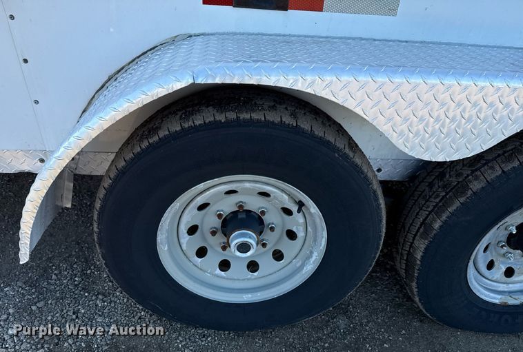 image for item EG2473 2015 C&W 7-42-VT-7K-2 pressure washer trailer